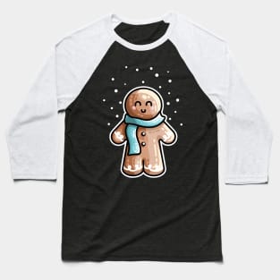 Kawaii Cute Gingerbread Person Baseball T-Shirt